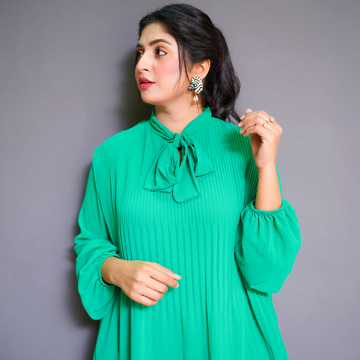 Flair Top - Green