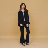 Sequined Flare Short-top