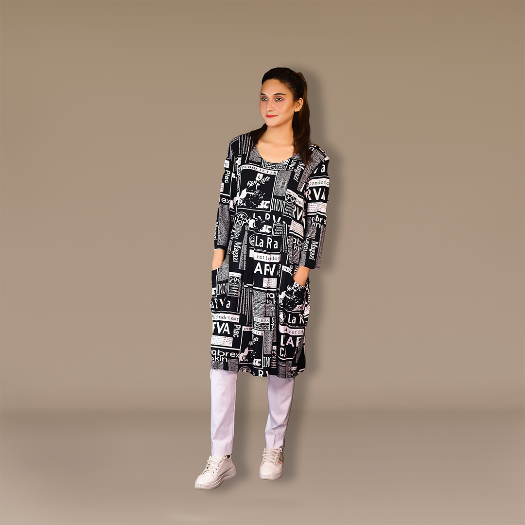 Printed Grace Midi Dress