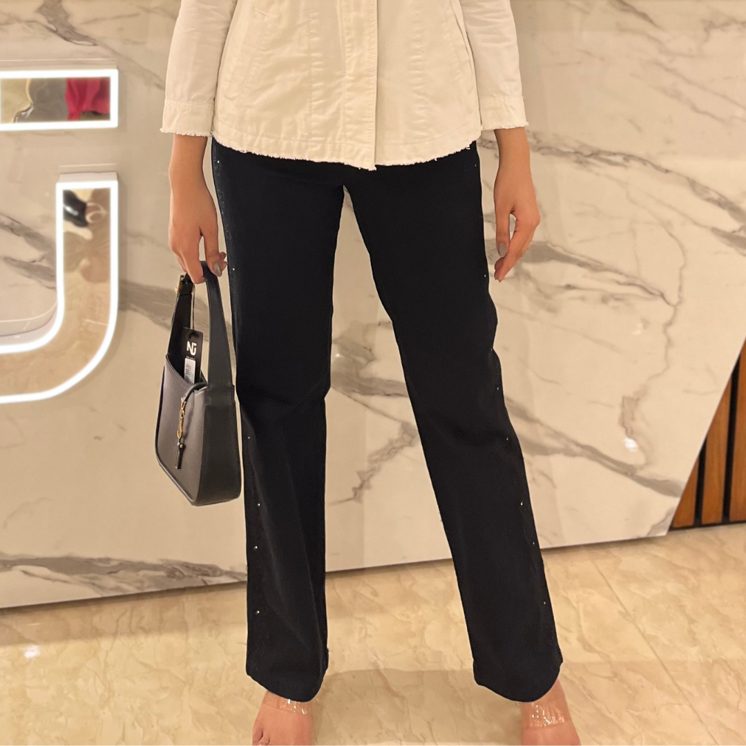 Black Bootcut Pants