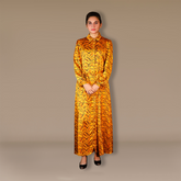 Whimsical Yellow Charm Maxi Dress