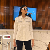 White Fitted Dress Jacket