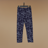 Sophisticated Print Skinny Straight Legs