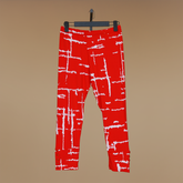 Sophisticated Print Skinny Straight Legs