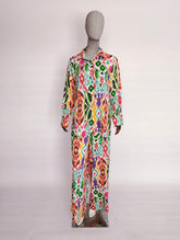 REFRESHING PRINT BUTTON-DOWN SHIRT TROUSER