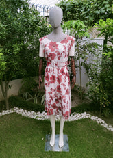 NJ FLORAL SHORT PLATED MAXI