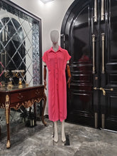 NJ BUTTON DOWN LONG DRESS