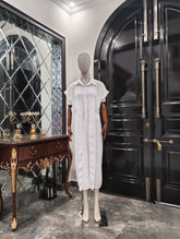 NJ BUTTON DOWN LONG DRESS