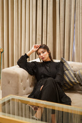 Sophisticated Charm Black Dress