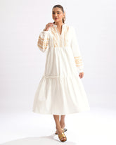 Bohemian Elegance Embroidered Dress