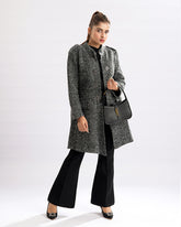 Chic Combo Print Coat
