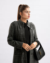 Checkered Elegance Coat