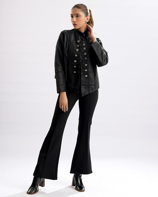 Dual Button Aesthetic Coat