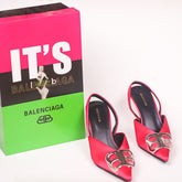 Balenciaga Pink Heels BB Pump