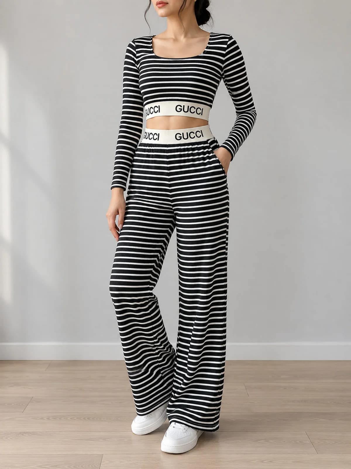 Stripe Co-ord Set — front
