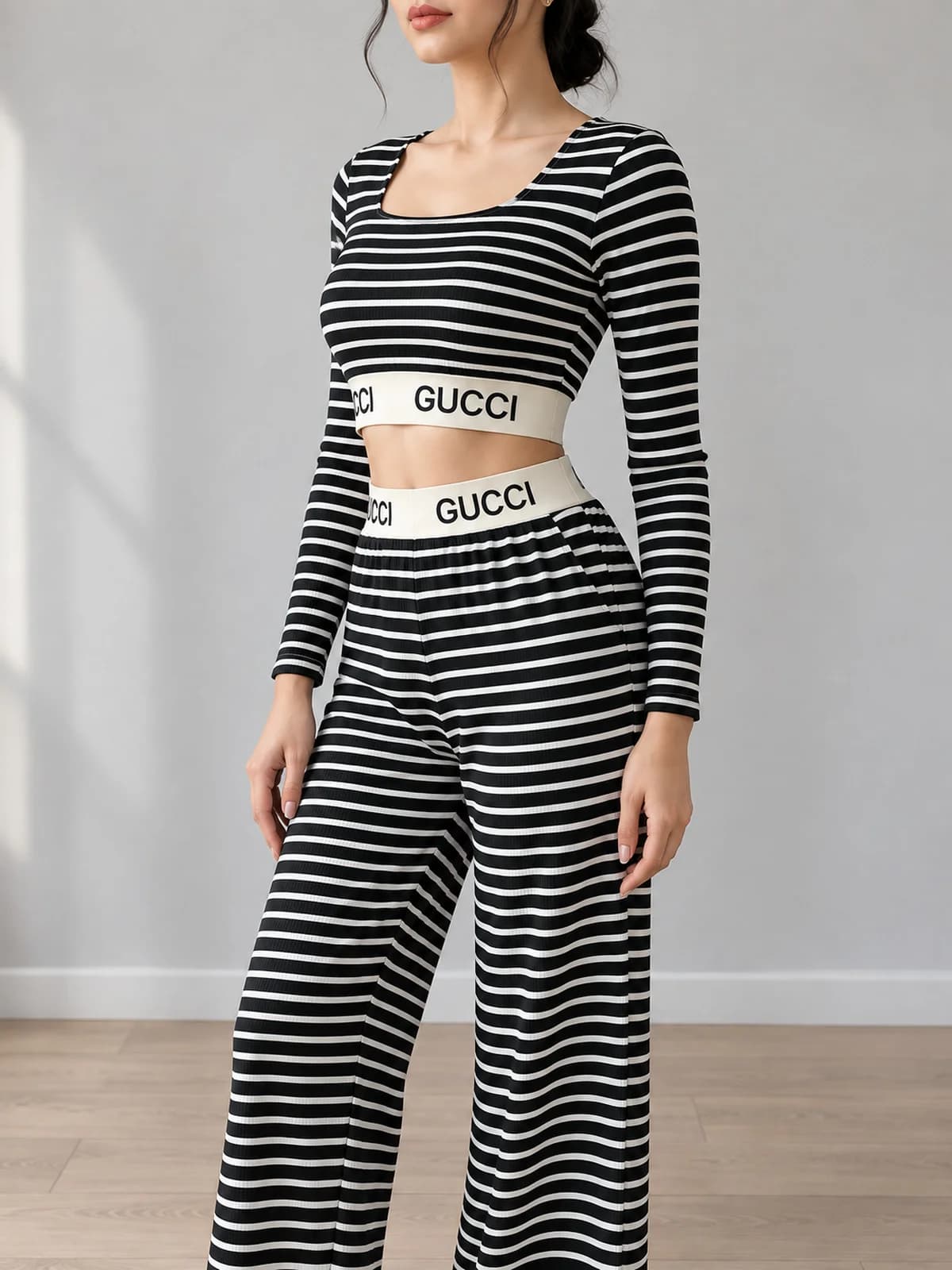 Stripe Co-ord Set — back