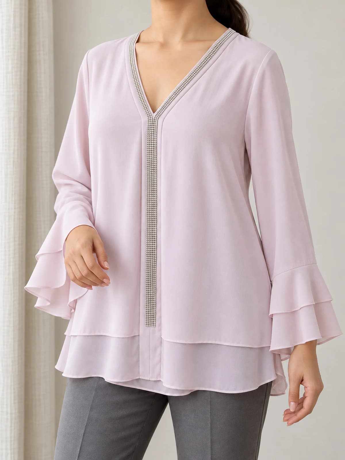 Crystal V Top — back