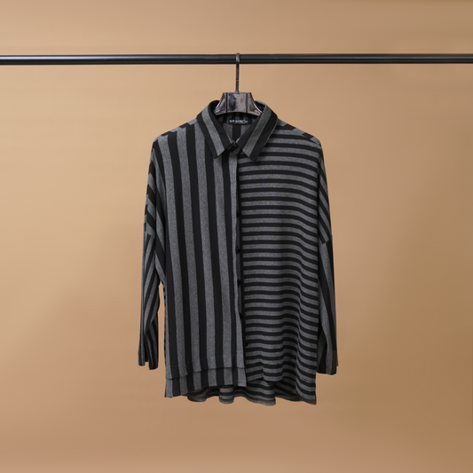 Women's elegant striped Blouse shirt