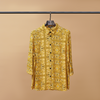 Printed Elegance Button-Down Shirt