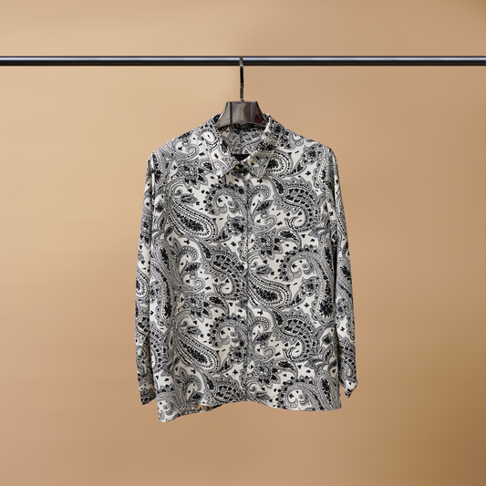 Refreshing Print Button-Down Shirt & Trouser