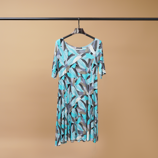 Artistic Flare Geometric Short Top