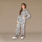 Refreshing Print Button-Down Shirt & Trouser