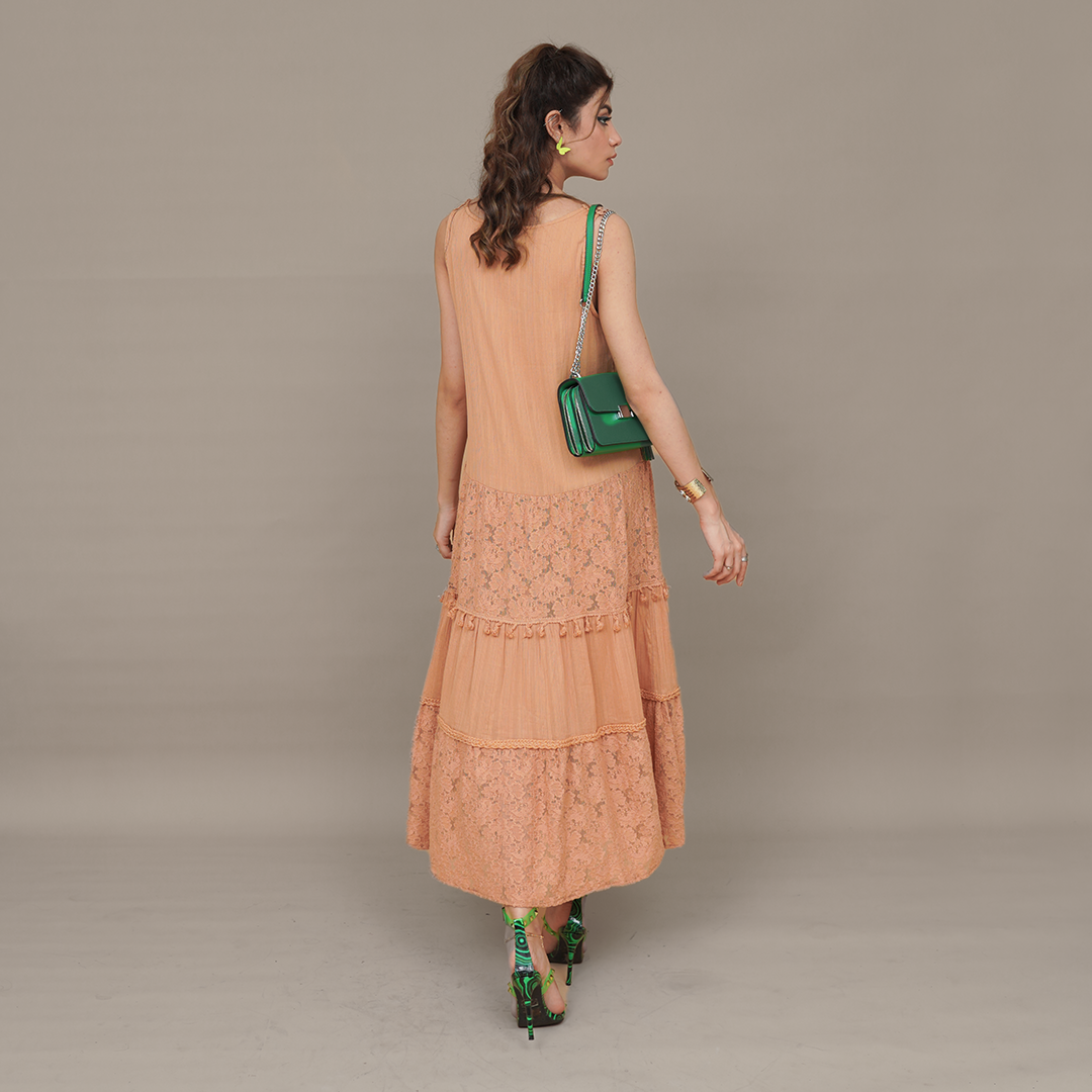 Crochet Whispers Sleeveless Dress