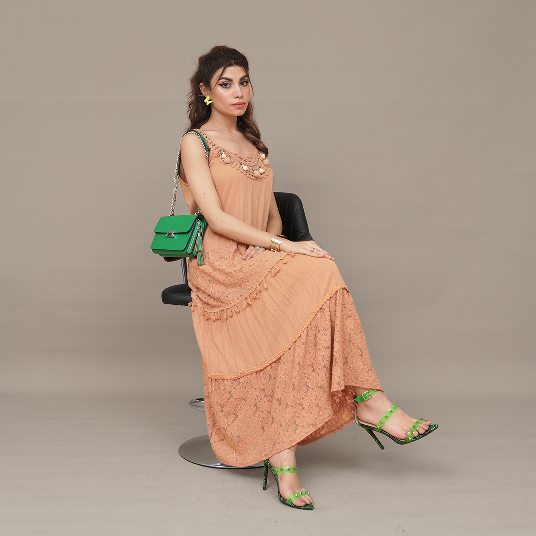 Crochet Whispers Sleeveless Dress