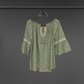 Top shirt round neck-  Chikankari Tapestry Charm
