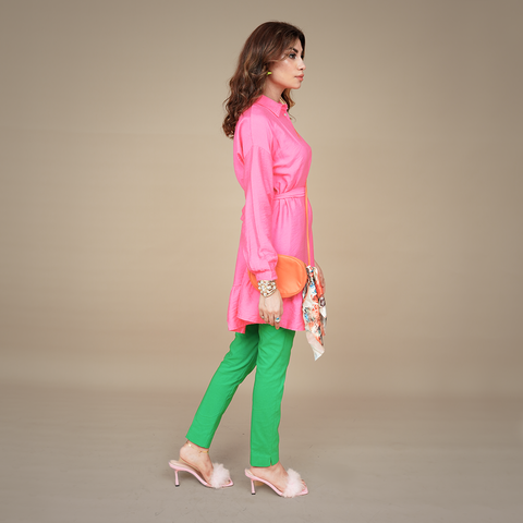 Sleek and Stylish Knee-Length Dress