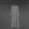 Flared Grace Pattern Dress