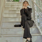 High Waist Boot Pants and Short Coat Set
