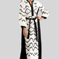 Enchant Wave Dual-Tone Elegance Dress