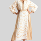 Enchant Wave Dual-Tone Elegance Dress