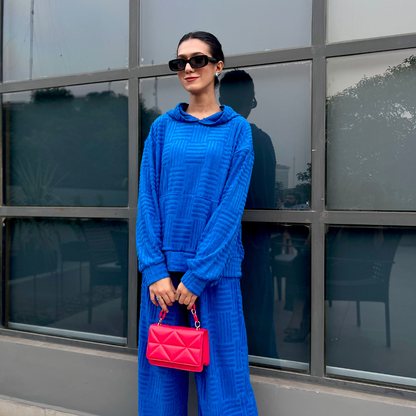 Neck Crop Top Outfits Baggy Pants Sets