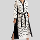 Enchant Wave Dual-Tone Elegance Dress