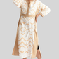 Enchant Wave Dual-Tone Elegance Dress