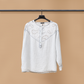 Breezy Balloon Sleeves Short Shirt
