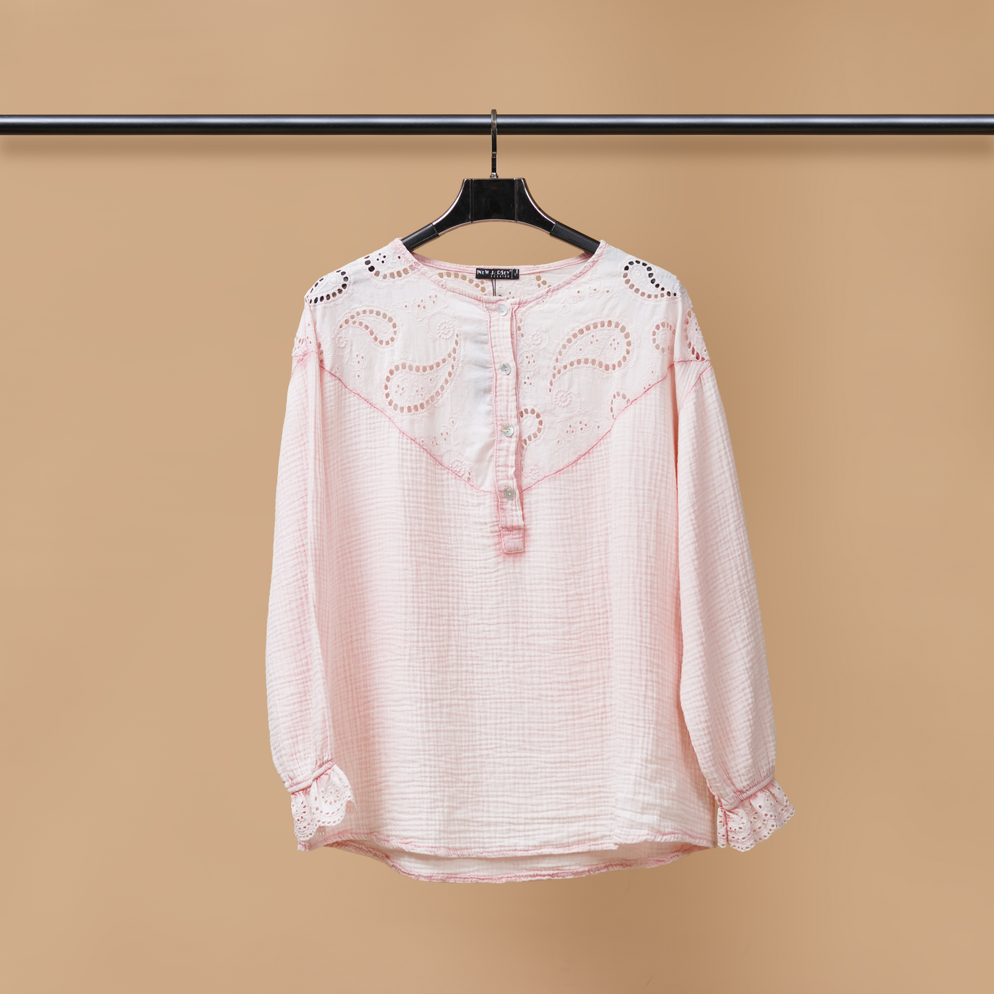 Breezy Balloon Sleeves Short Shirt