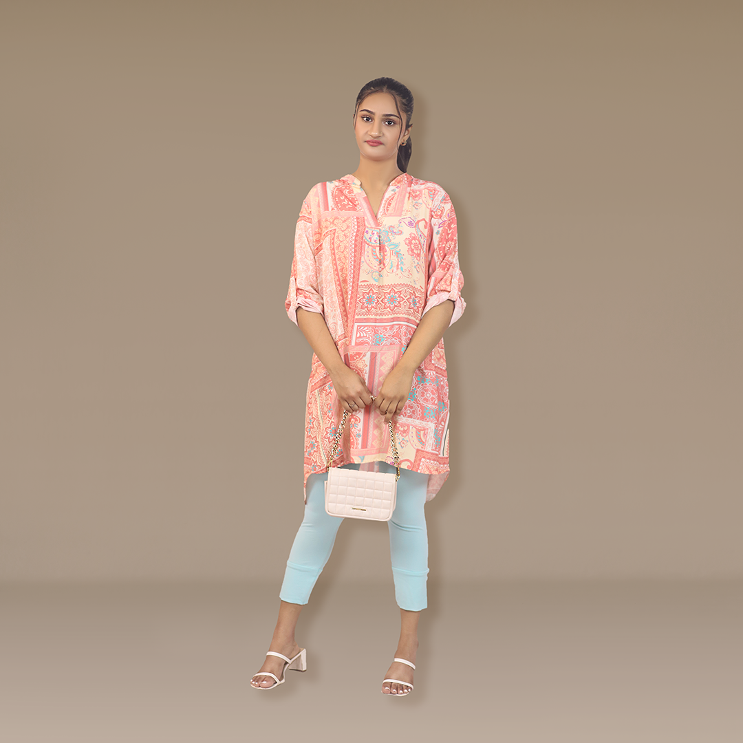 Graceful Cascade Tail Tunic