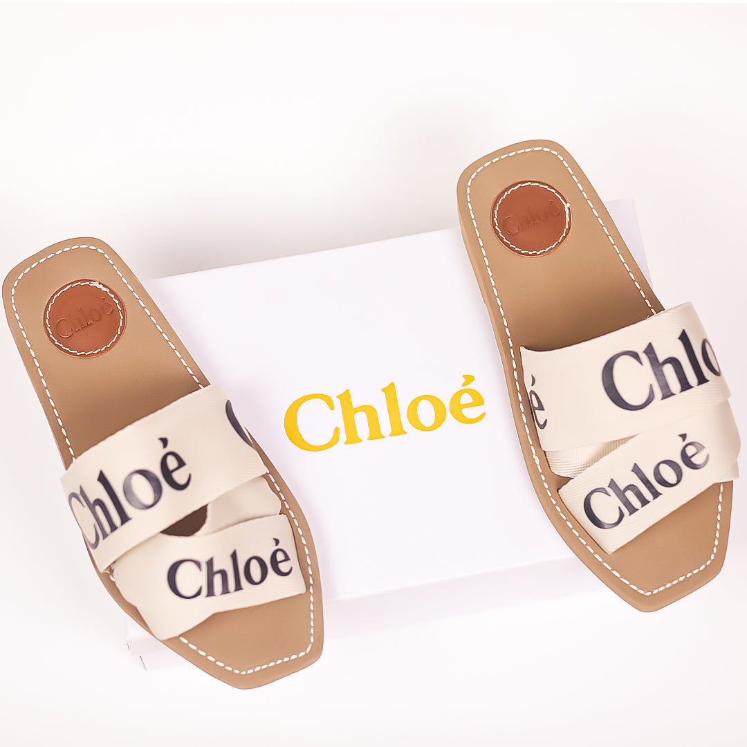 Chloé Platform Slides WOODY