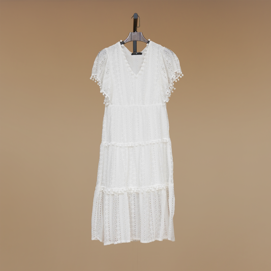 Enchanting Ivory Midi Dress