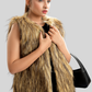 Petite Woolen Fur Vest