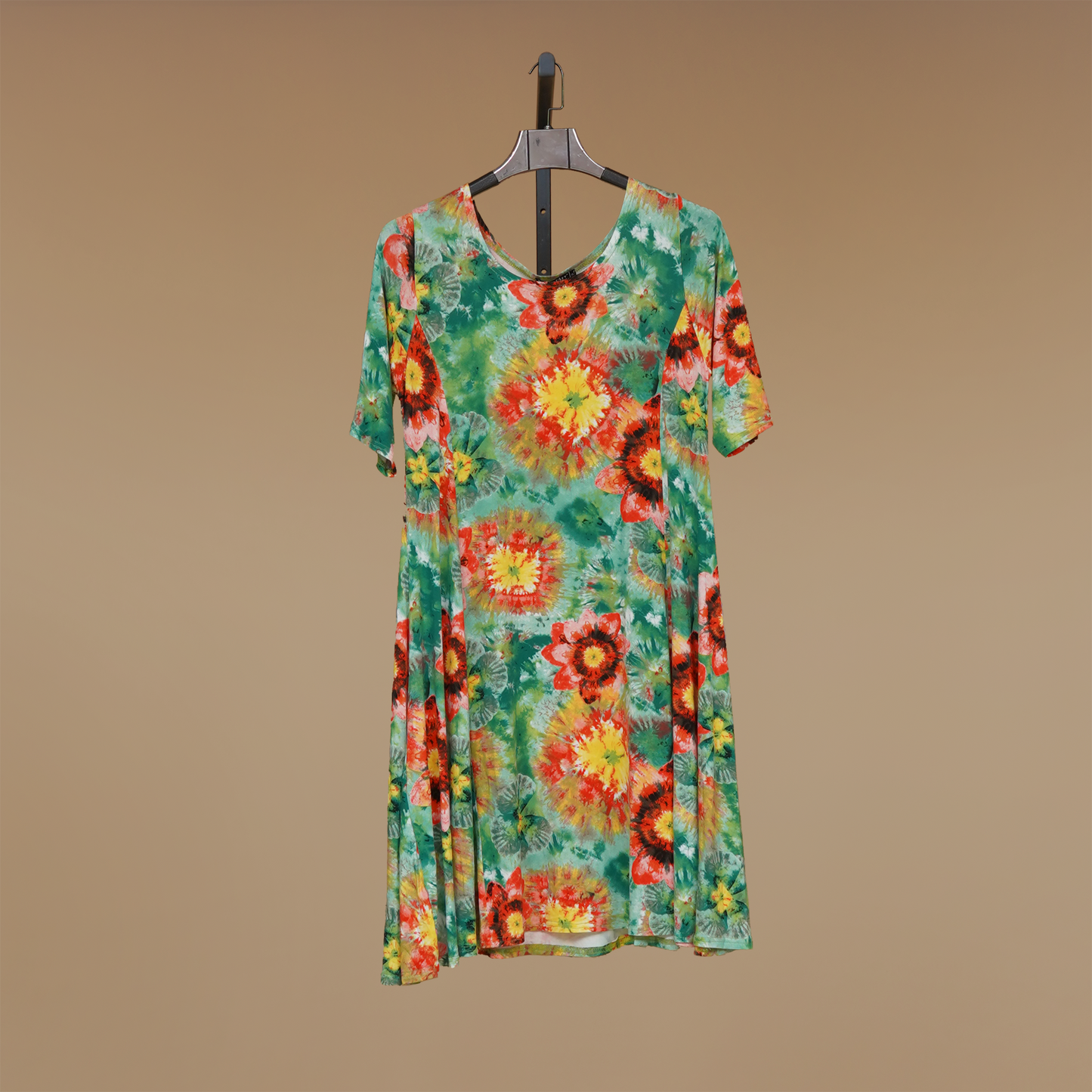 Botanical Breeze Flare Dress