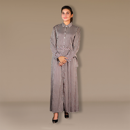 Printed doated dress - Patterned Enigma Dress