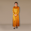 Whimsical Yellow Charm Maxi Dress