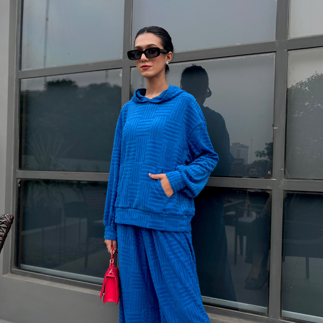 Neck Crop Top Outfits Baggy Pants Sets