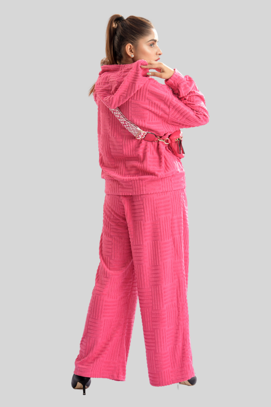 Neck Crop Top Outfits Baggy Pants Sets