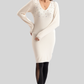 Pearl Elegance Body-Fitted Dress