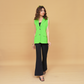 Refined Simplicity Sleeveless Coat